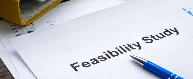 paper document that says feasibility study